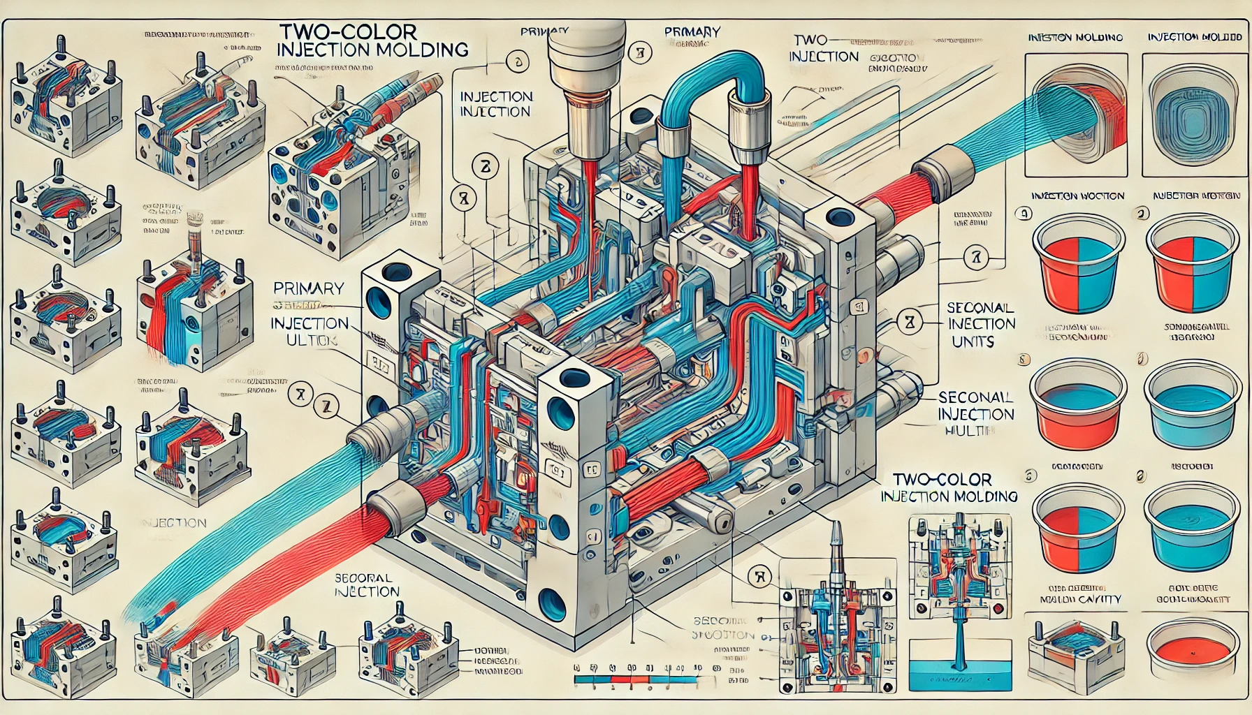 Mastering Two-Color Precision Injection Molding: A Game-Changer for Medical and Consumer Electronics Industries